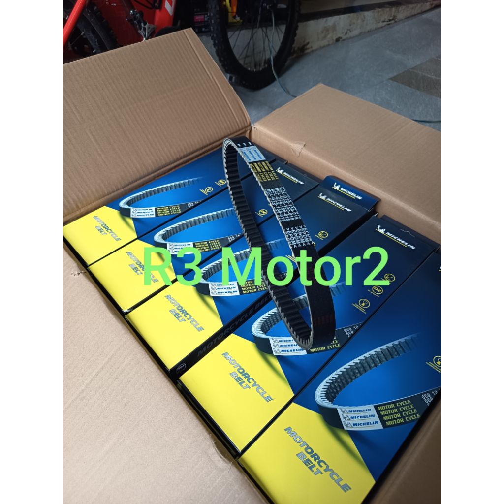 VBELT / V-BELT MICHELIN MCL-GTS-150-018 สําหรับ Vespa GTS150 และ LX 45T 150 รถจักรยานยนต์เดิม