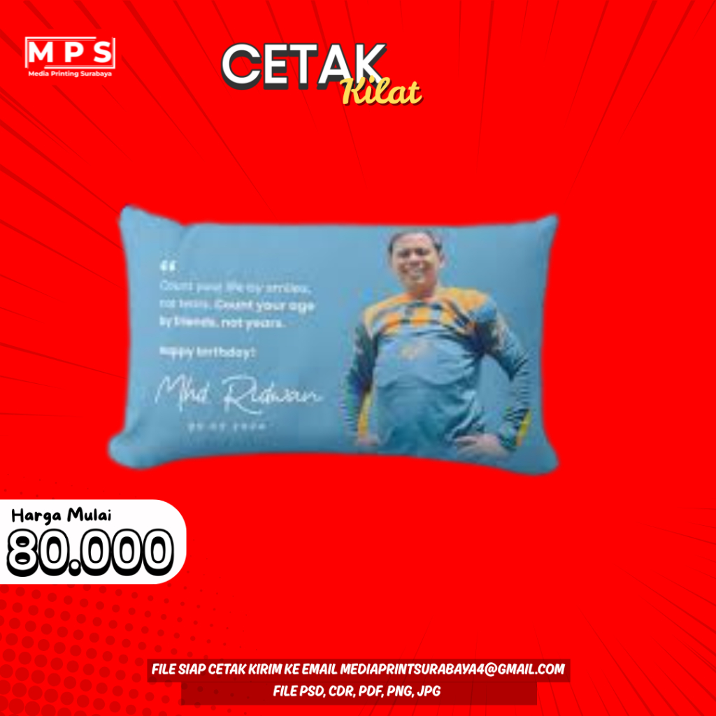 PILLOW CUSTOM I PILLOW 60 X 40 CM I PRINTING PILLOW