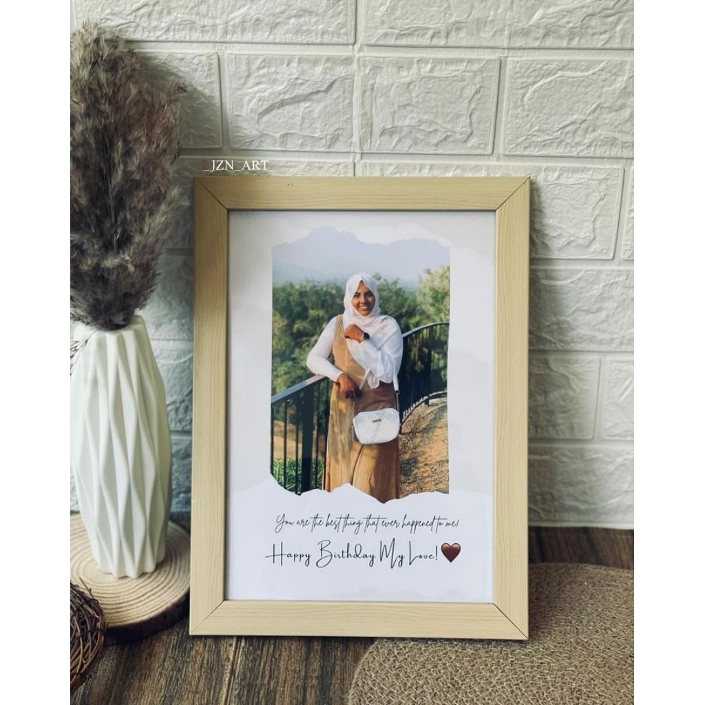 A4 PHOTO PRINTING + FRAME ดี