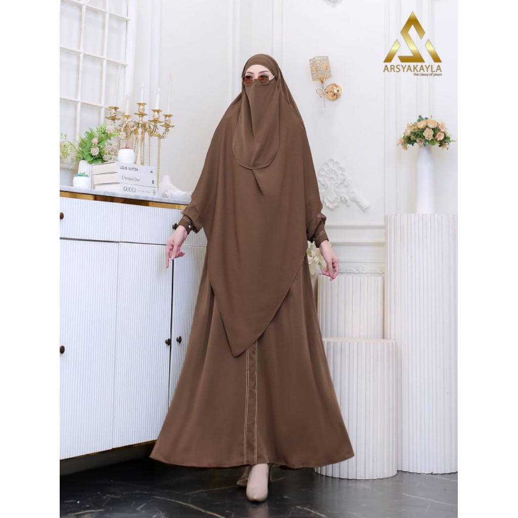 Hawa Syari Gamis Set By Arsyakayla / Modern Syari Gamis / Syari Gamis หรูหรา / Syari Gamis สวย