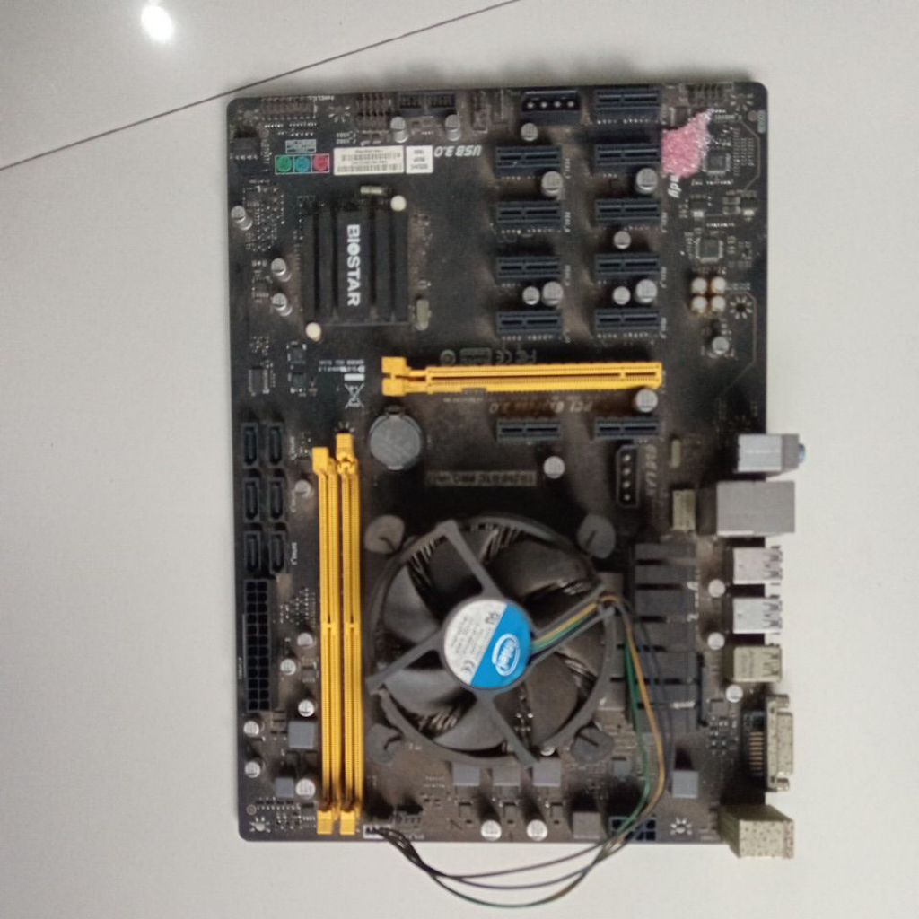 TOTAL เมนบอร์ด DEAD MOTHERBOARD BIOSTAR TB250 BTC PRO
