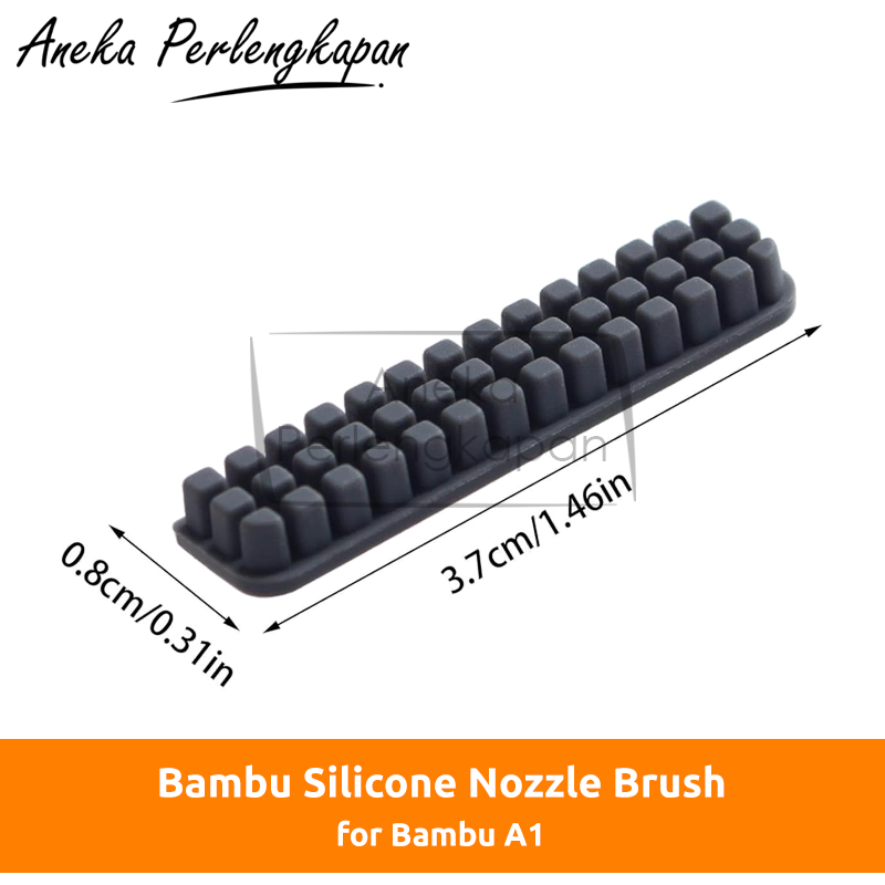 เครื่องพิมพ์ 3D Bamboo Lab A1 หัวฉีดซิลิโคนแปรง Scrubber Wiper อะไหล่ทดแทน