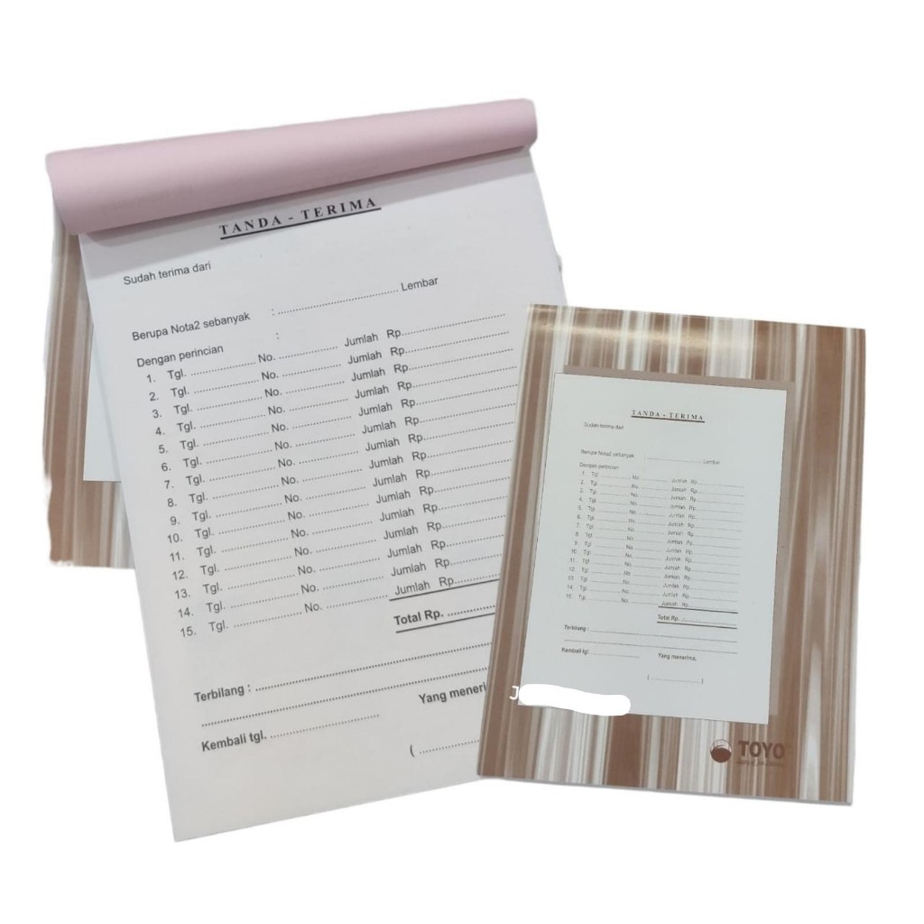 NCR หนังสือใบเสร็จ NCR Non-Carbon 2 ชั้น 25 ชุด A5