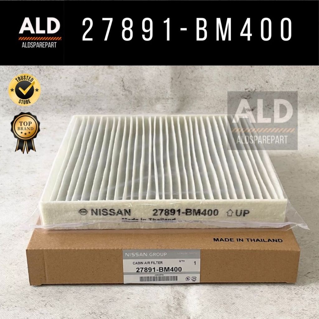 Nissan Xtrail T30 Gen1 Serena C24 Teana J31 Terra Navara D23 Cabin Ac Filter (27891- BM400)