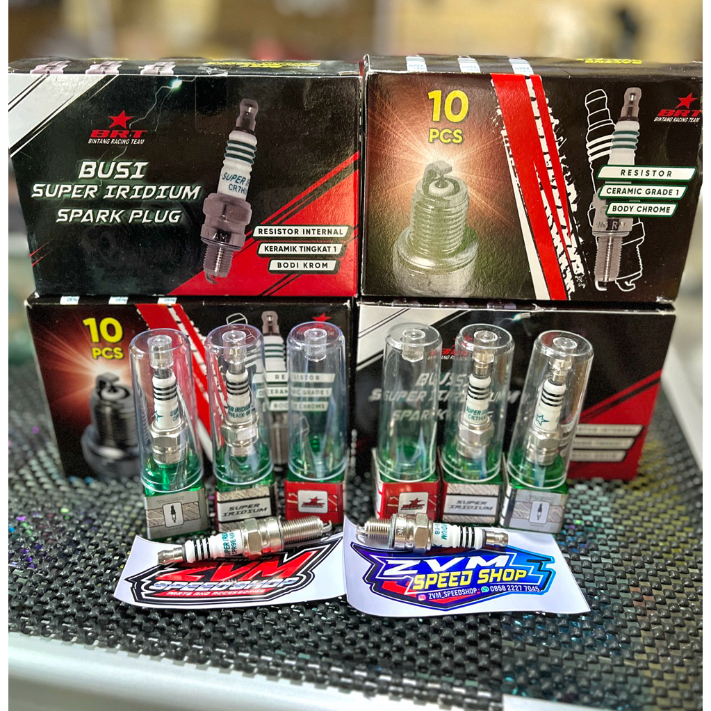 หัวเทียน Super Iridum BRT หัวเทียนยาว / สั้น CPR9EAIX-9B / CR7HIX-9B