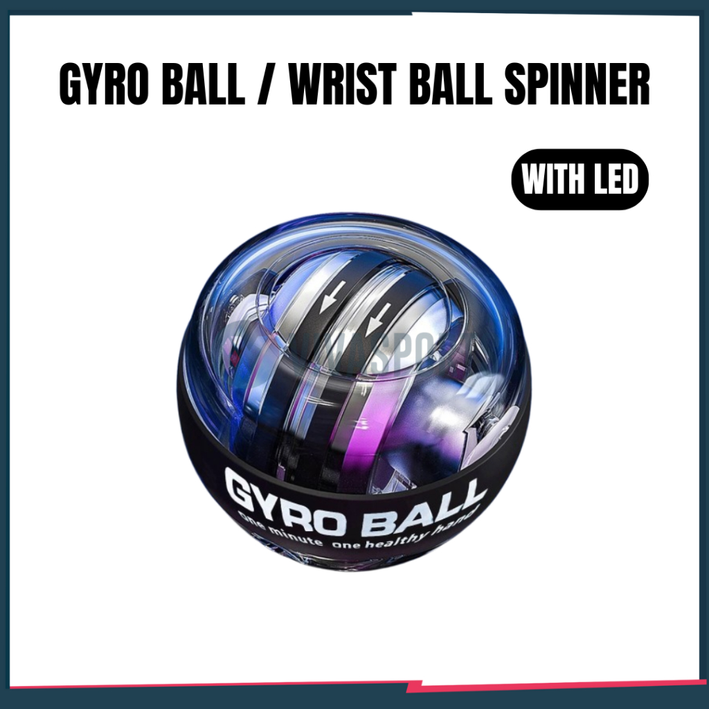 VIVASPORTS - Gyro Ball / Wrist Ball / Hand Power Trainer สําหรับกีฬาและบําบัด