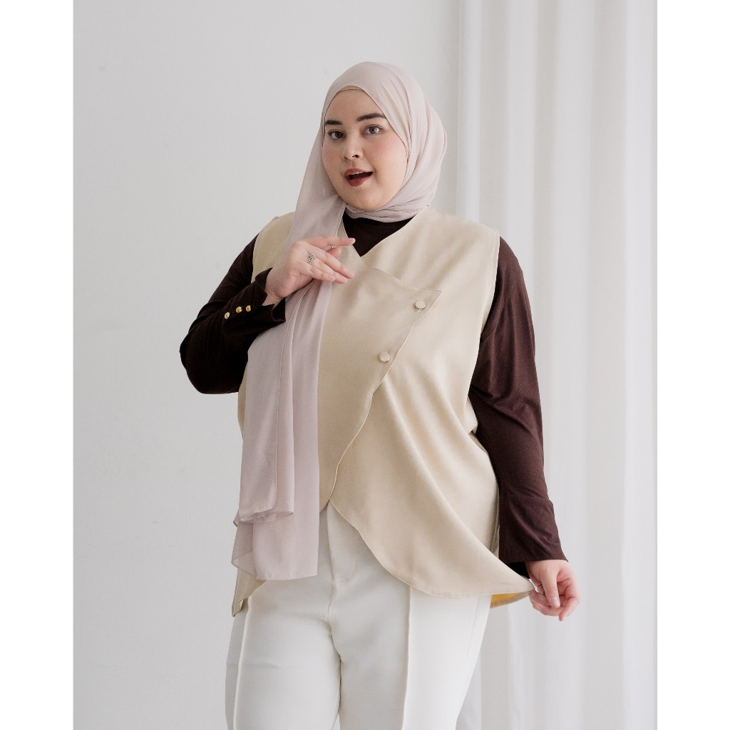 เสื้อกั๊ก Ayanaไม่สมมาตร - Baggyhijab