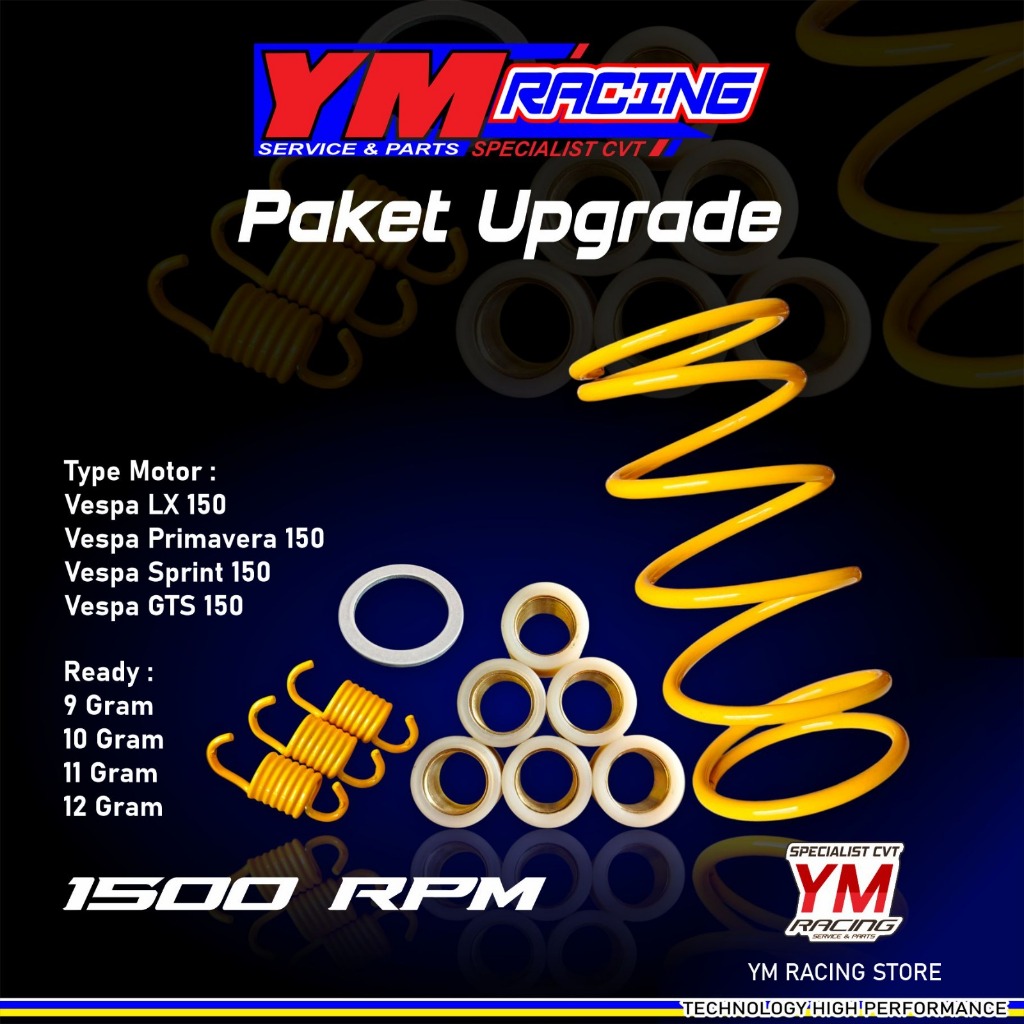 VESPA SPRINT 150 S CVT 1500 RPM UPGRADE PACKAGE / CVT 1500 RPM VESPA LX 150 UPGRADE PACKAGE [แพ็คเกจ