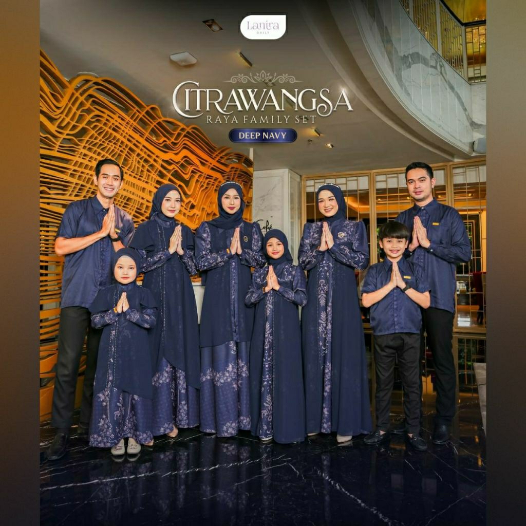 YG (รายการโปรดสําหรับราคา DP) เปิด PO SARIMBIT FAMILY 2026 || CITRAWANGSA โดย LANIRA || DEEP NAVY