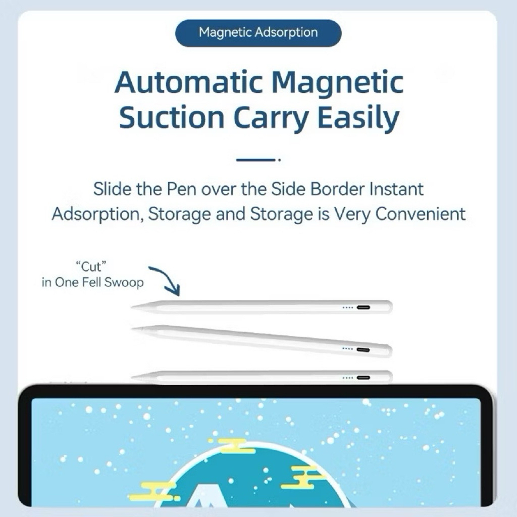 STYLUS PENCIL IPAD GEN 11/A16/GEN 10 10.9 NGY PEN PALM REJECTION พิเศษสําหรับ IPAD RIJECTION DRAWING ราคา ถูกที่สุด ดีลบีเคเค แกลเลอรีภาพที่ 4