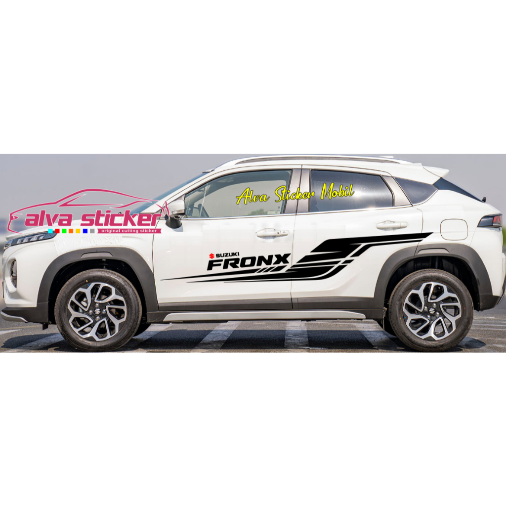 สติ๊กเกอร์ใหม่ สติ๊กเกอร์ fronx suzuki fronx ตัวถังด้านข้าง รถ suzuki fronx สติ๊กเกอร์หรูหราด้านข้าง