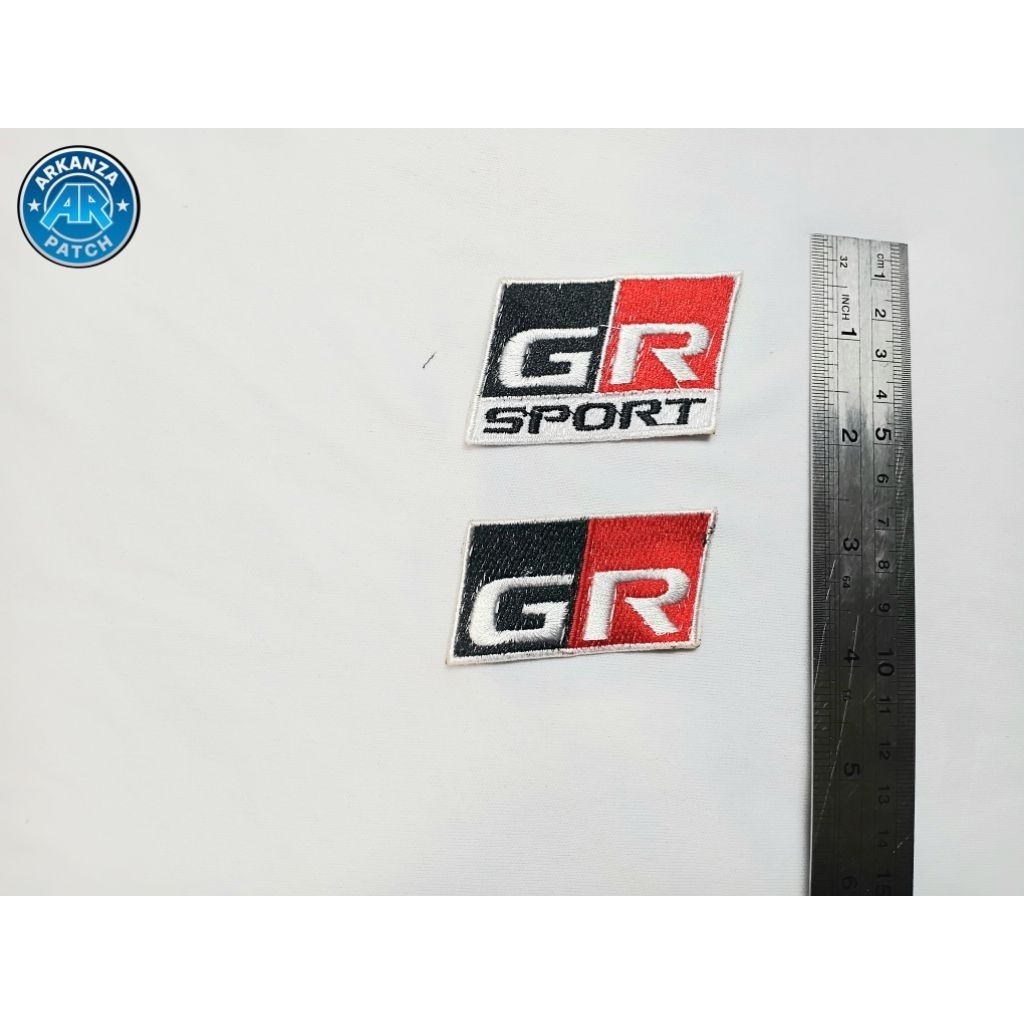 GR SPORT LOGO/PATCH/โลโก้ EMBROIDERED/ EMBLEM/