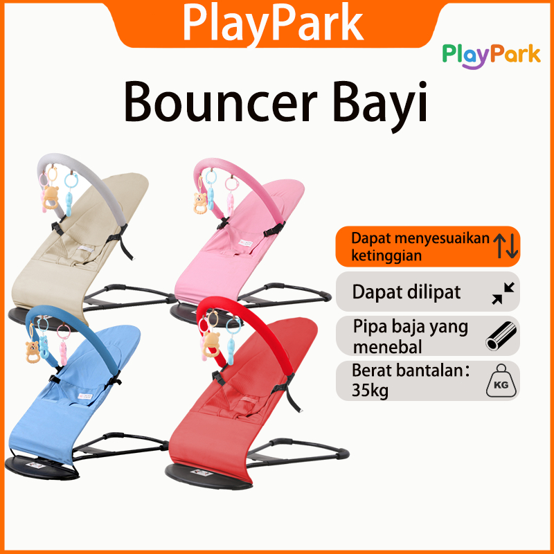PlayPark Baby Bouncer สบาย Baby Swing 0-3 ปีสําหรับทารก New Born Bouncer Baby Swing เก้าอี้