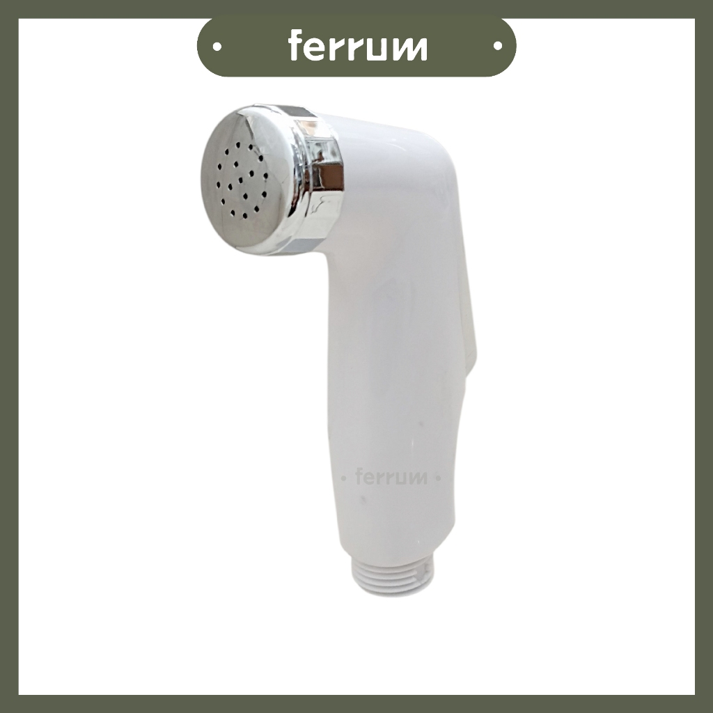 [ FERRUM ] Jet Shower Head Closet Shower Toilet Bidet White & Chrome