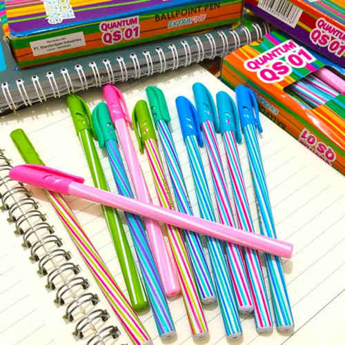 ปากกาลูกลื่น Quantum QS 01 (PRICE สําหรับ 1 แพ็ค)