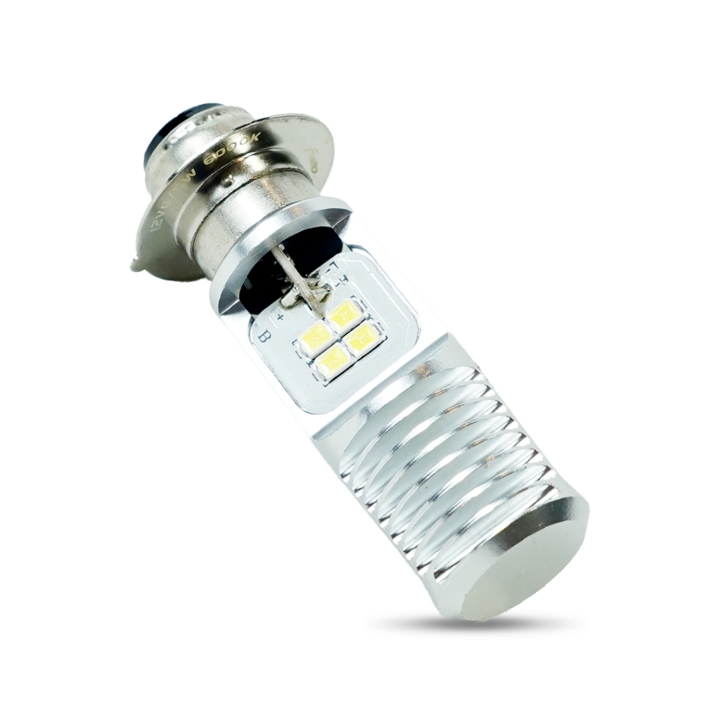 Fayto หลอดไฟ LED H6M 12V6 / 5W Krypton ไฟหน้า LED มอเตอร์ไซค์