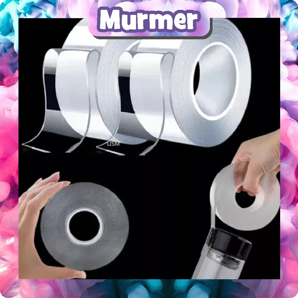 MURMER เทปคู่นาโนใส 5M เทปนาโน 5 เมตรฉนวนใสกาวอเนกประสงค์ R555