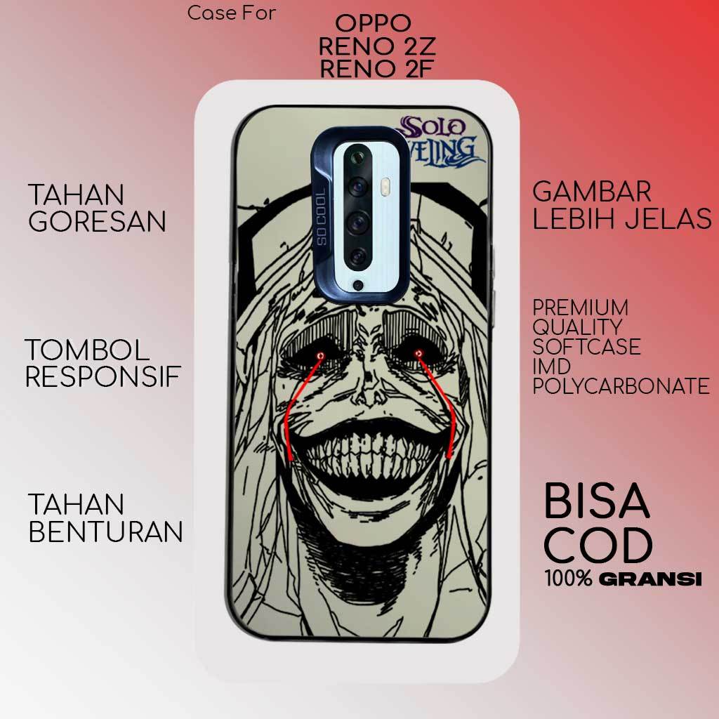 OPPO RENO 2F - 2Z CASE - SO COOL IMD PREMIUM CASE - SOREV Motif - สําหรับผู้ชายและผู้หญิง - HYBRID P