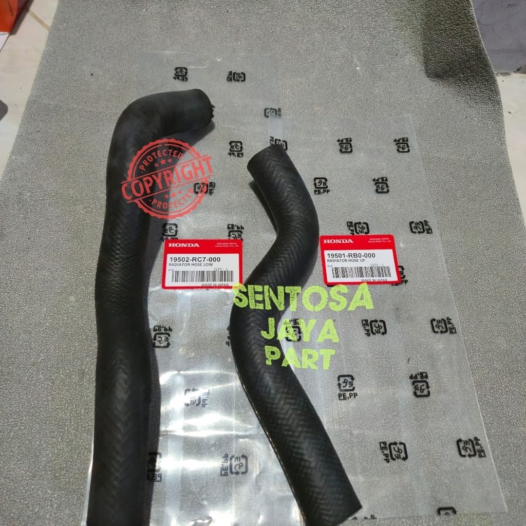 JAZZ RS GE8 UPPER AND LOWER RADIATOR HOSE 1 ชุด