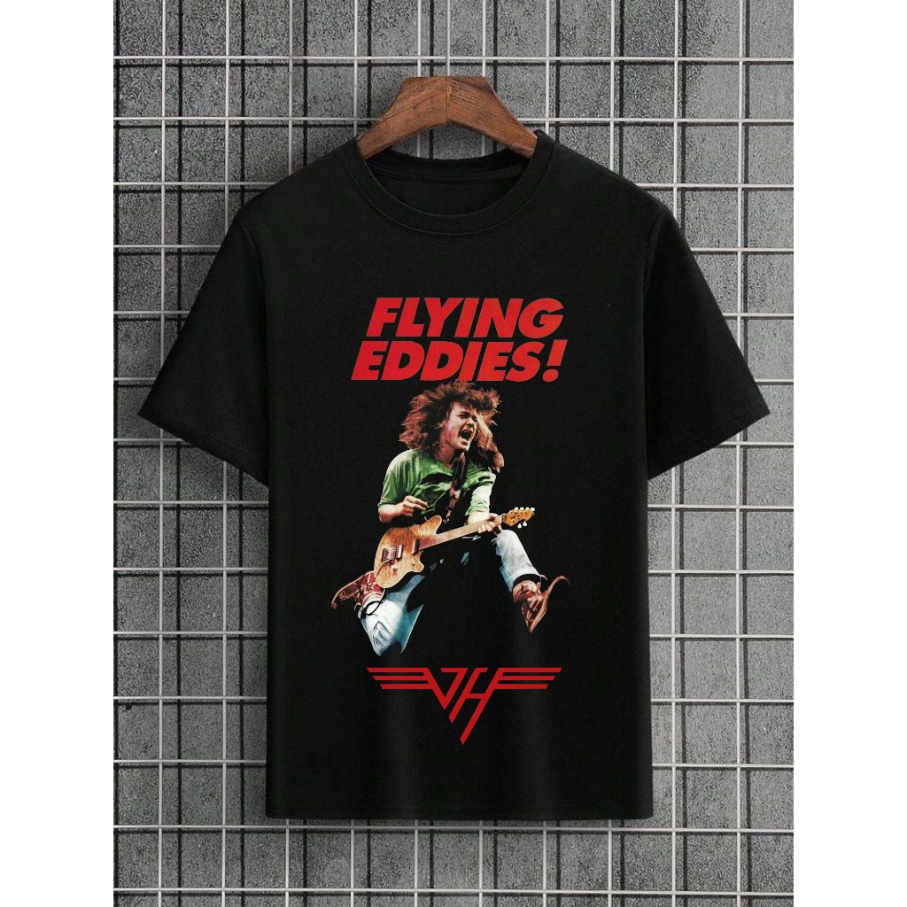 เสื้อยืด VAN HALEN / VAN HALEN BAND DISTRO เสื้อยืดวินเทจ COTTON 30S M-XXL