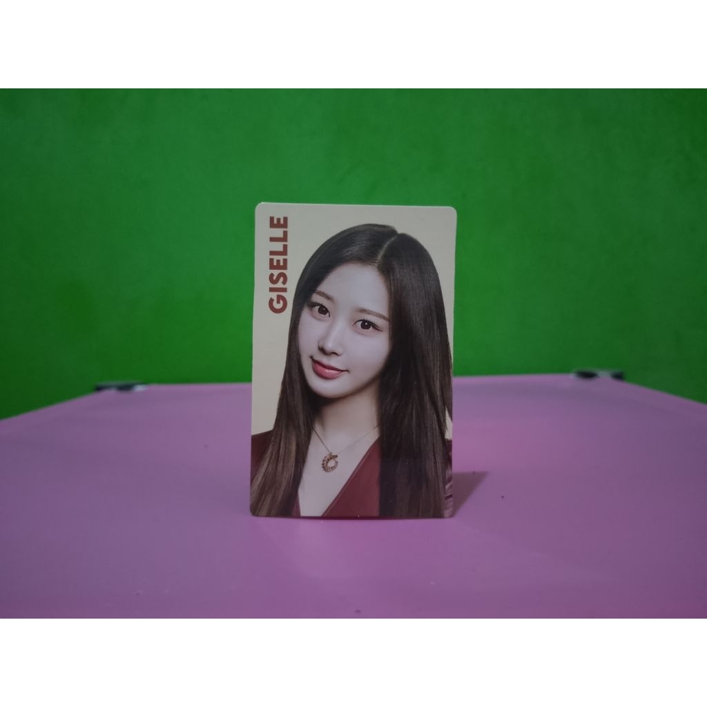 NABATI Photocard x AESPA - GISELLE - คอลเลกชันใหม่ของ Fandom Idol Idol Kpop MY