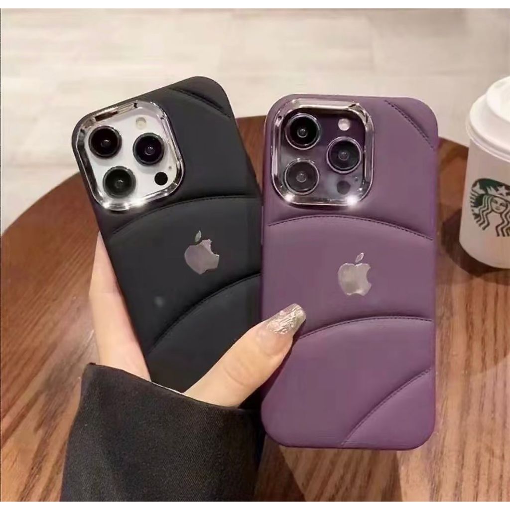ขายส่ง2578 Iphone xs max 7 11 12 13 14 15 pro promax case 3d แจ็คเก็ต matton down
