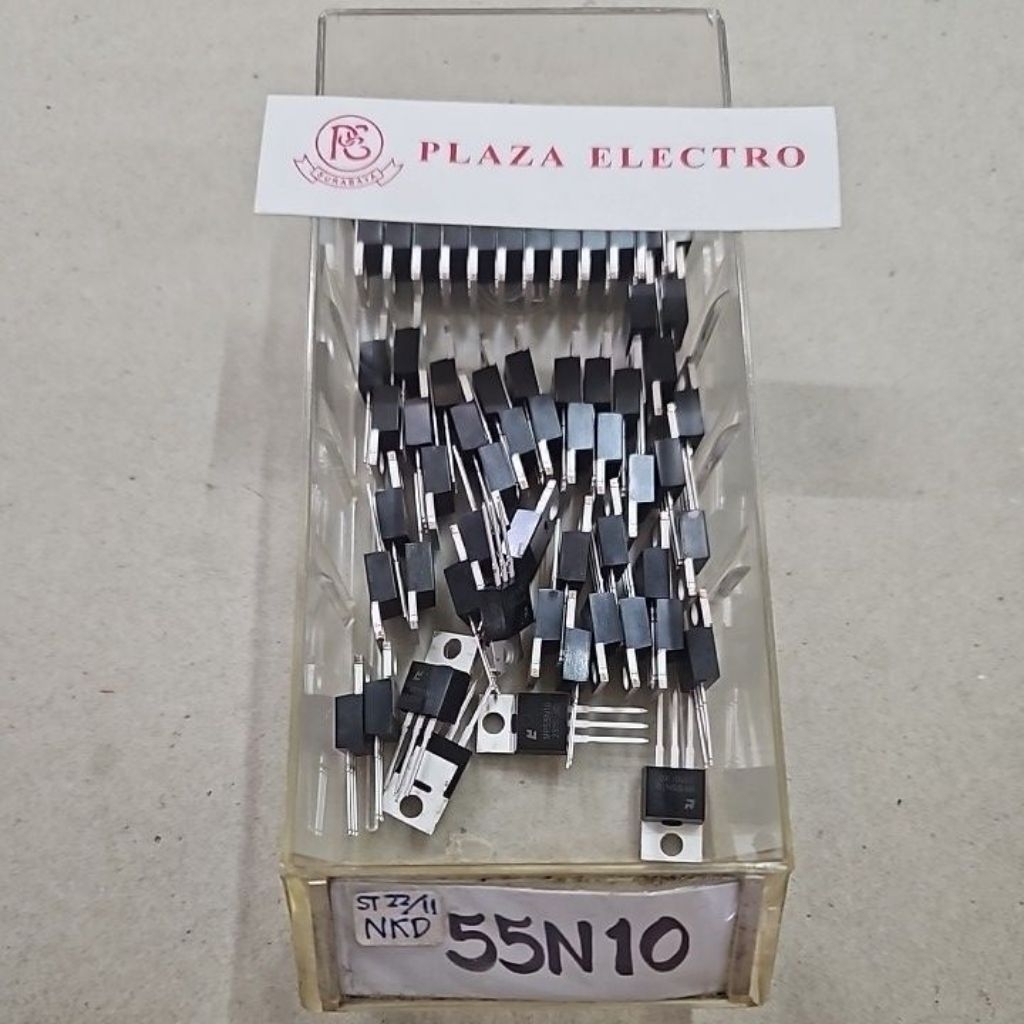 MOSFET FQPF 55N10 ต้นฉบับ IC ทรานซิสเตอร์ FQPF55N10 55N 10 คุณภาพดี