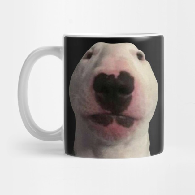 แก้วกาแฟ Staring Forward Dog Meme
