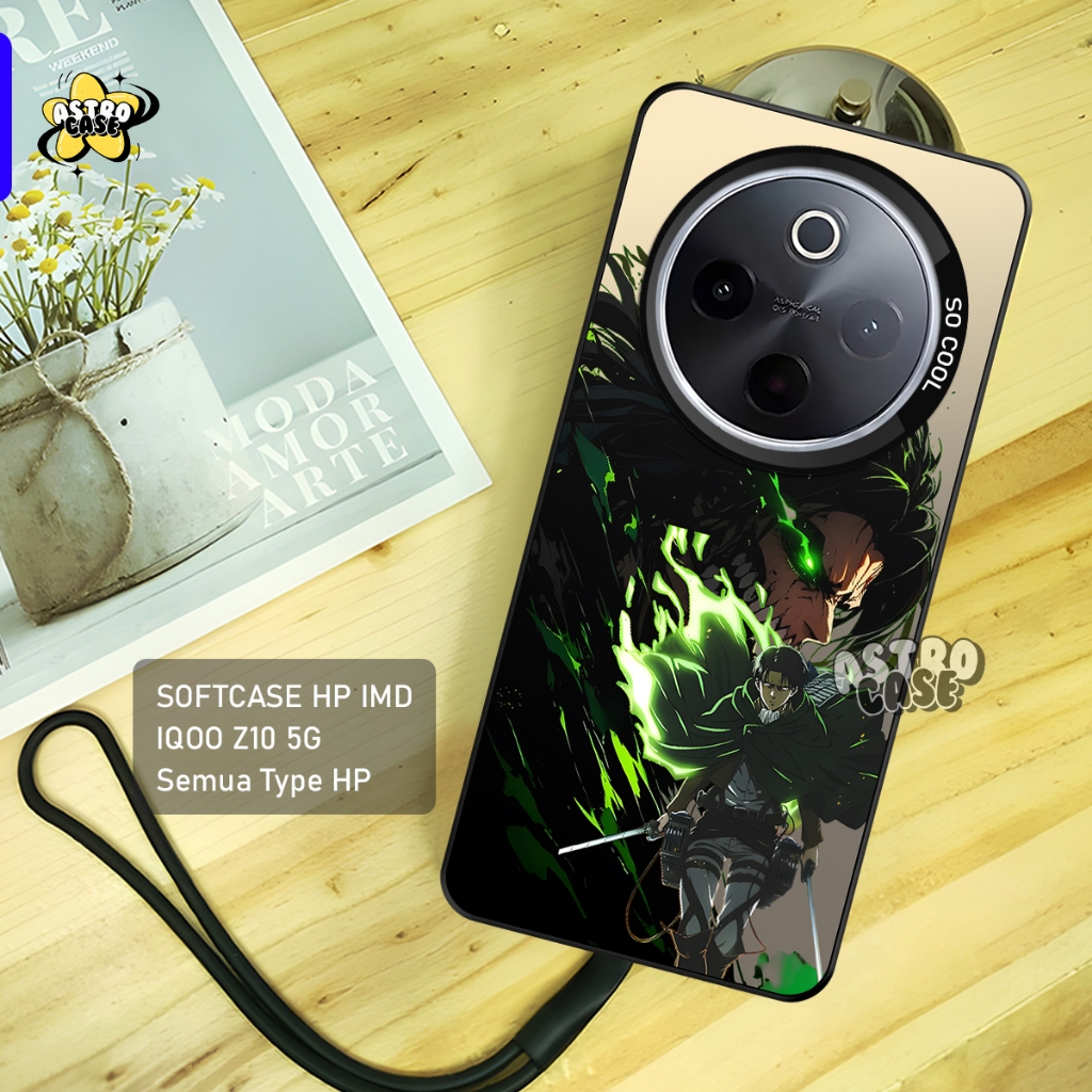 IQOO Z10 Case Premium Matte Hard Casing - เคส IMD - Titan Motif เคสโฮโลแกรม - เคส Iqoo Z9 5G/Z9 Turb