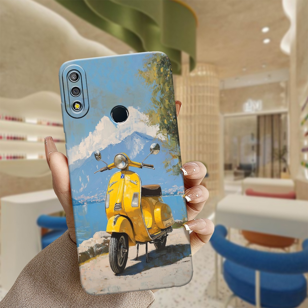 เคสโทรศัพท์ HP Asus Zenfone Max Pro M2 - เคสแฟชั่น Vespa - Asus Zenfone Max Pro M2 Softcase - Phone 