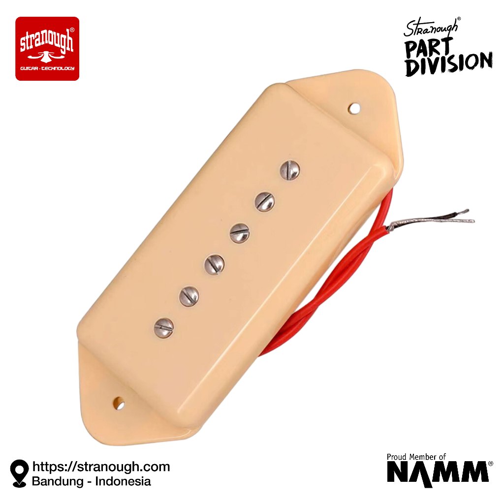 P-90 Pickup Dog Ear - ด้านหลัง (งาช้าง)