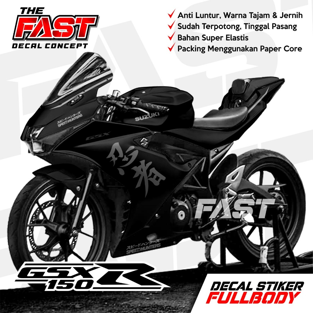ISA Decal Gsx R150 Full Body ญี่ปุ่นสติกเกอร์ Gsx R150 Full Body Decal Gsx 150 Full Body Striping Gs