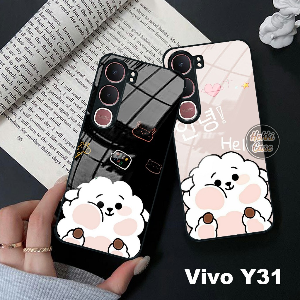 เคส Vivo Y31 - เคส Vivo Y31 Glass Softcase - เคสสําหรับ Vivo Y31 - Vivo Y31 Silicone - เคส Y31 - เคส