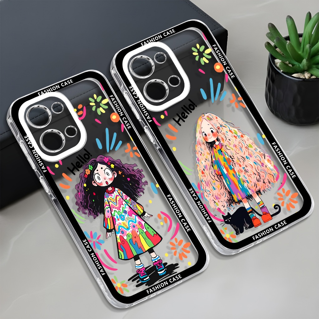 HP ล่าสุด Oppo A6 Pro เคสโทรศัพท์ 2025 เคสใส Softcase Oppo A6 Pro ปลอกซิลิโคนยืดหยุ่น IM01
