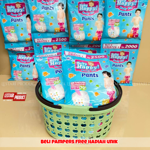 ซื้อ 6 ชิ้น PAMPERS BABY DIAPERS BABY HAPPY ฟรี UNIQUE GIFT CHOOSE ของคุณเป็นเจ้าของ | เบบี้ ไดเอเพอ