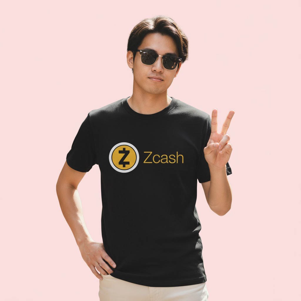Zcash Crypto token เสื้อยืด Unisex Distro Clothing แขนสั้นและแขนยาว