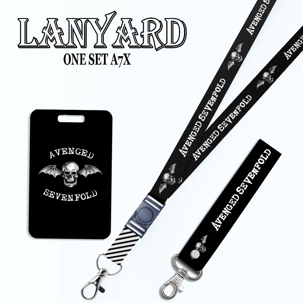 GANTUNGAN Avenged Sevenfold Card HOLDER LANYARD STRAP