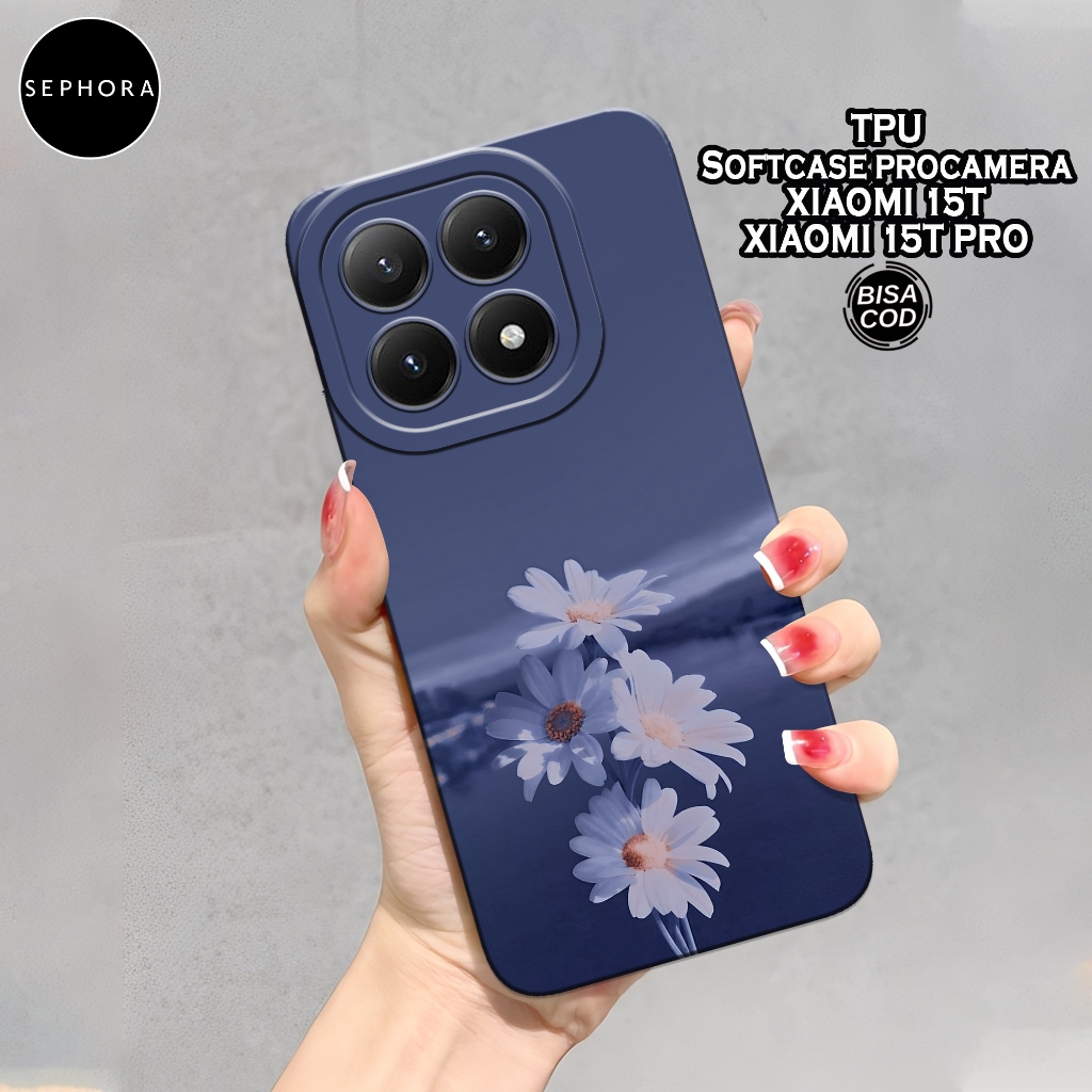 HP เคส Xiaomi 15T/15T Pro 2025 ล่าสุด - เคสดอกไม้แฟชั่น - Xiaomi 15T/15T Pro Softcase - เคสกล้อง Pro