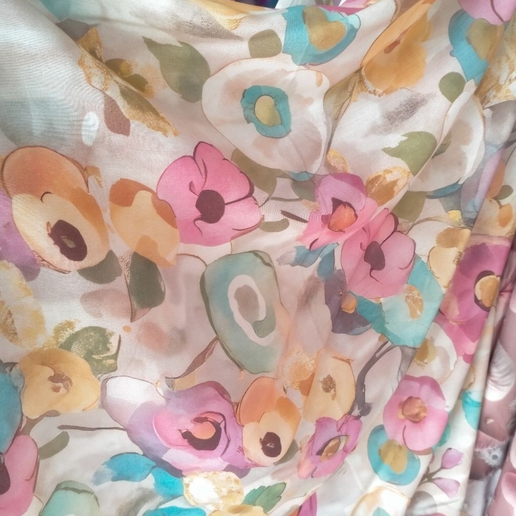 KATUN ผ้าคอตตอนเรยอน/ผ้าเรยอนพรีเมี่ยม/ลาย Cotton, ราคาที่แจ้ง/เมตรครึ่ง (0.5 mtr)