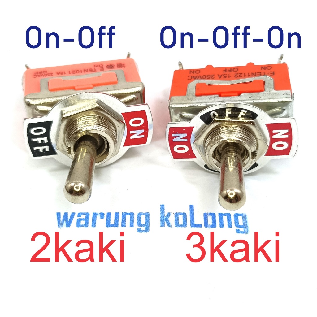 สวิตช์ ON OFF 3-pin ON OFF ON ON ON สลับสวิตช์หมุนไฟรถยนต์สีส้ม