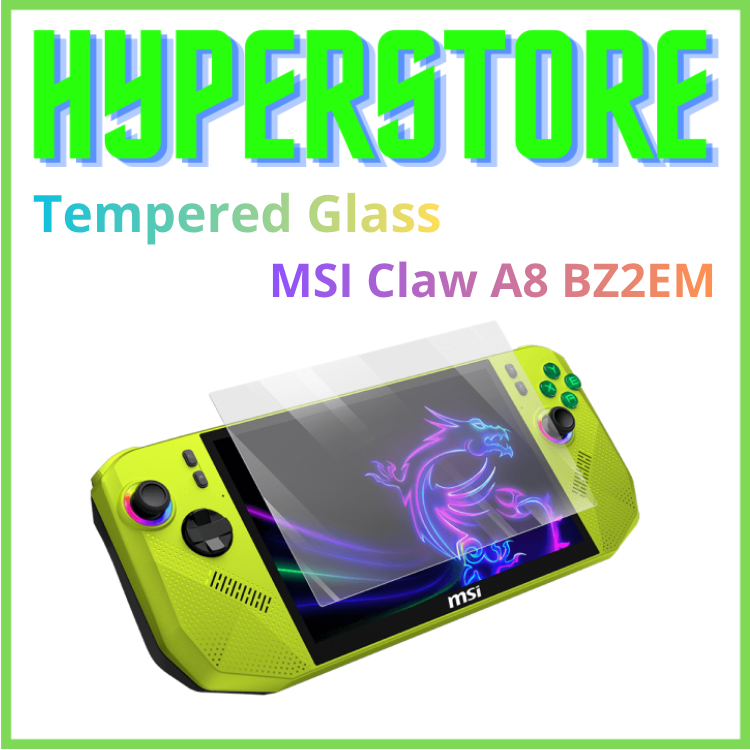 กระจกนิรภัยสําหรับ MSI Claw A8 BZ2EM Ryzen Edition / ป้องกันรอยขีดข่วนสําหรับ MSI Claw 8 BZ2EM / ป้อ