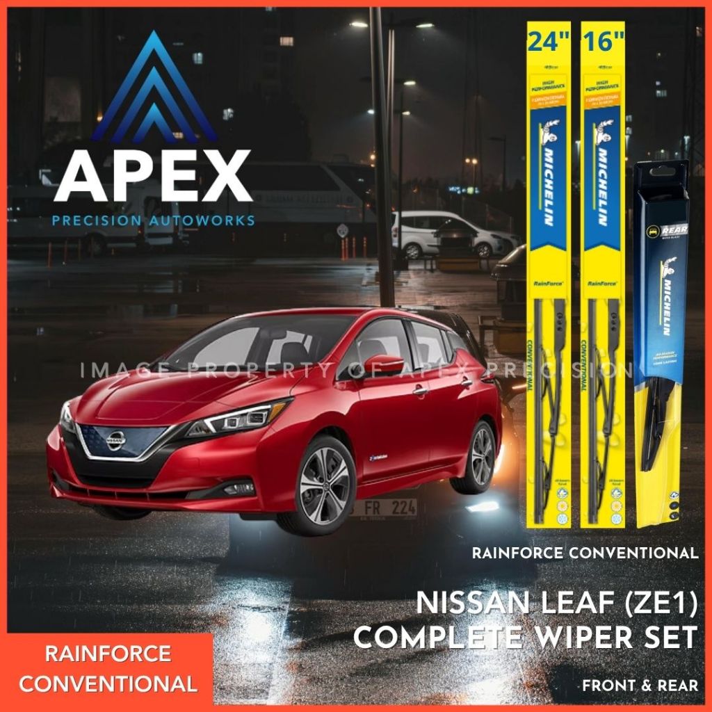 BUNDLING MICHELIN RAINFORCE CONVENTIONAL & RAINFORCE REAR - NISSAN LEAF (ZE1)