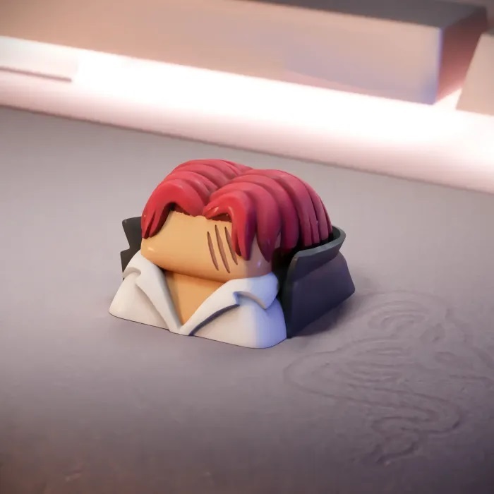 Shanks - One Piece artisan keycap - คีย์บอร์ดเชิงกล UV Resin