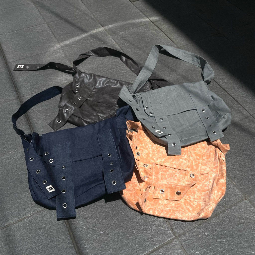 FOMIND LOCA BAG กระเป๋าสะพายข้างผู้ชาย Y2K กระเป๋าสะพายข้างมีสไตล์
