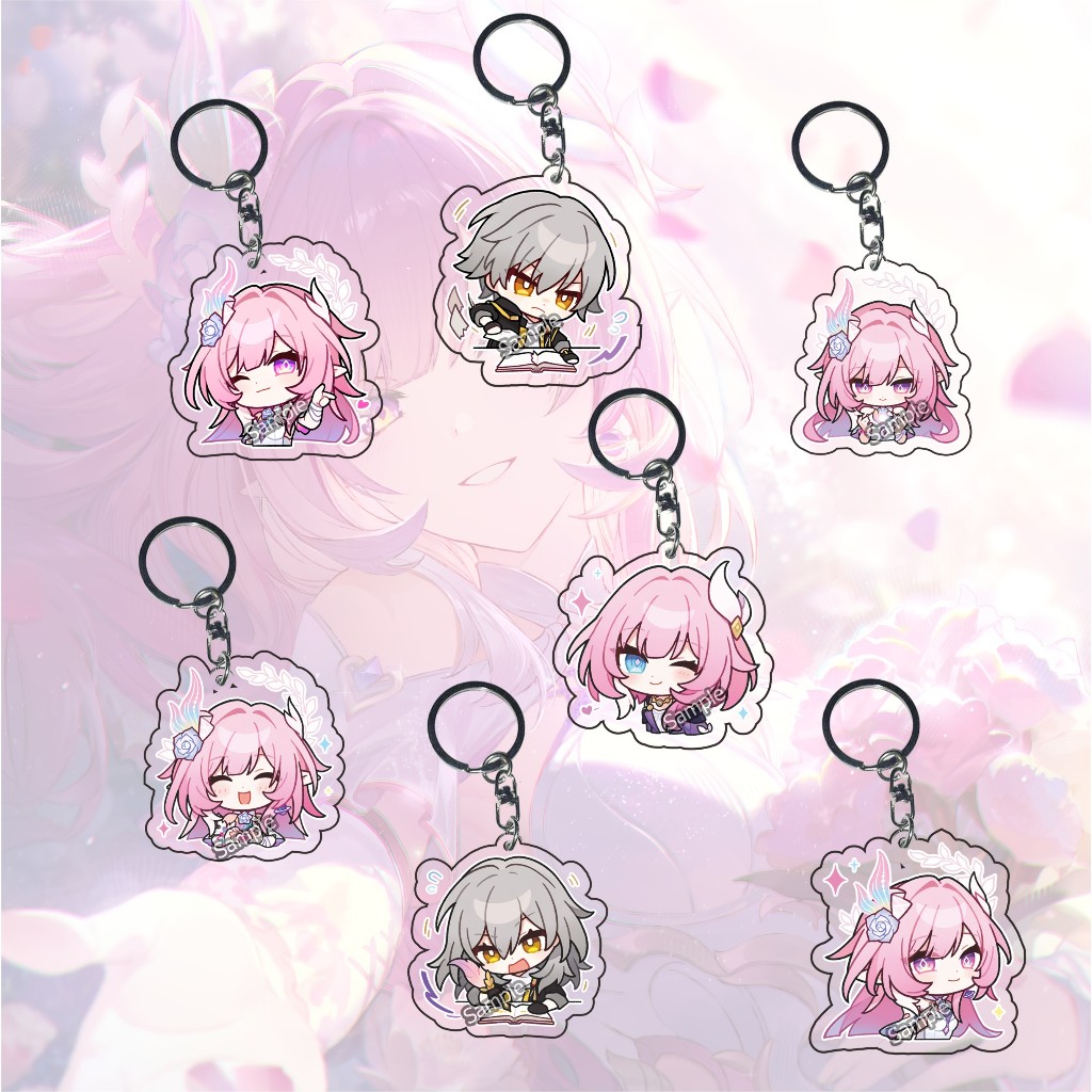 GANTUNGAN Honkai Star Rail Cyrene Keychain ALL part 02- HSR - พวงกุญแจอนิเมะ - พวงกุญแจพวงกุญแจ - ขอ
