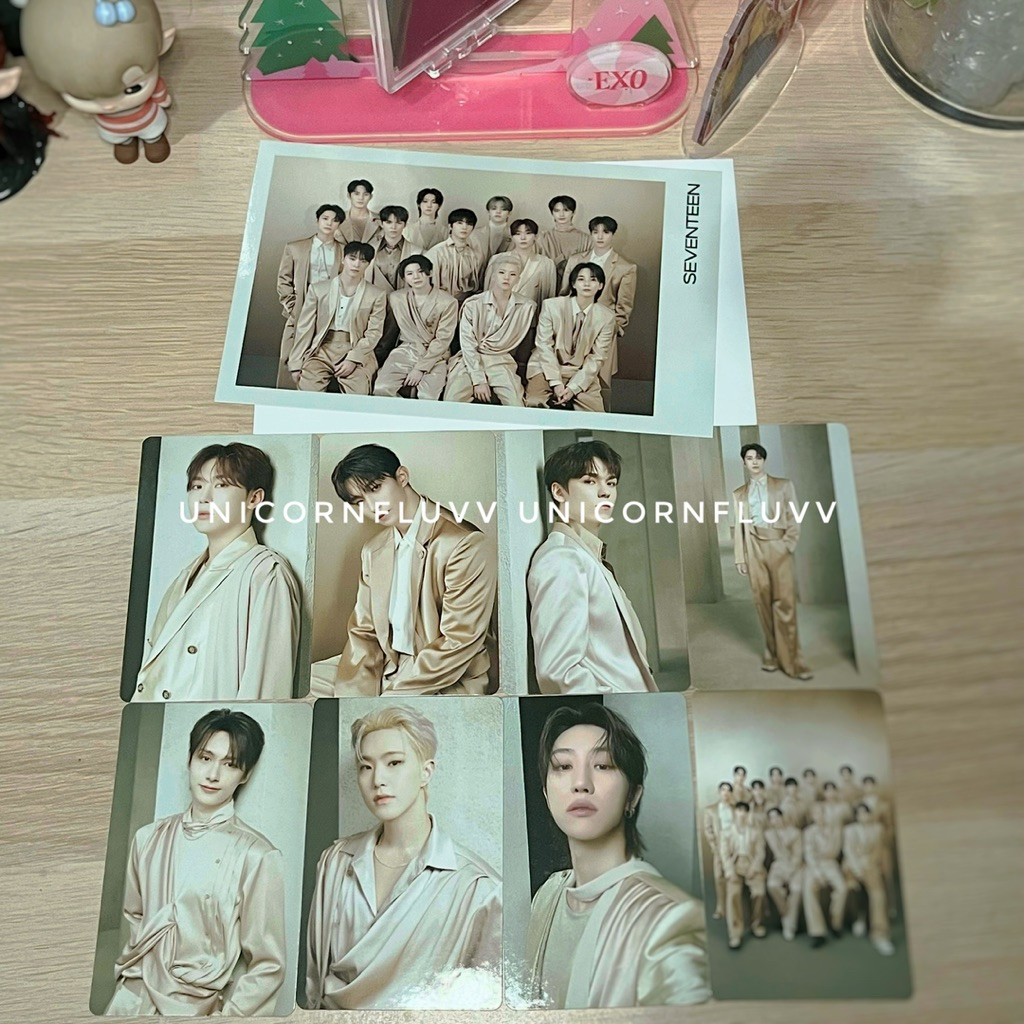 OFFICIAL MERCHANDISE SEVENTEEN RIGHT HERE การ์ดสะสม โปสการ์ด Photocard
