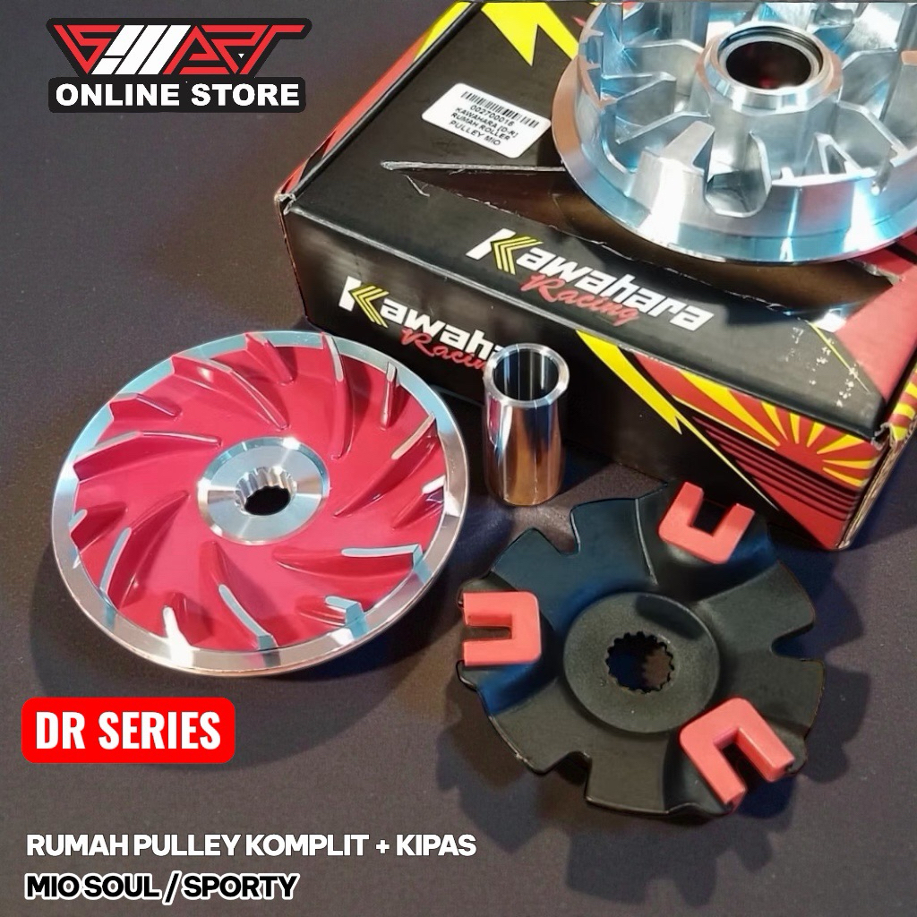 KAWAHARA RACING DR SERIES MIO SOUL MIO SPORTY PULLEY HOUSING / KAWAHARA MIO ROLLER HOUSING