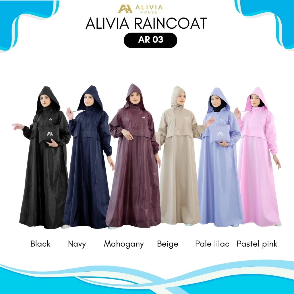 เสื้อกันฝน ALIVIA 03 สำหรับผู้ชายและผู้หญิง