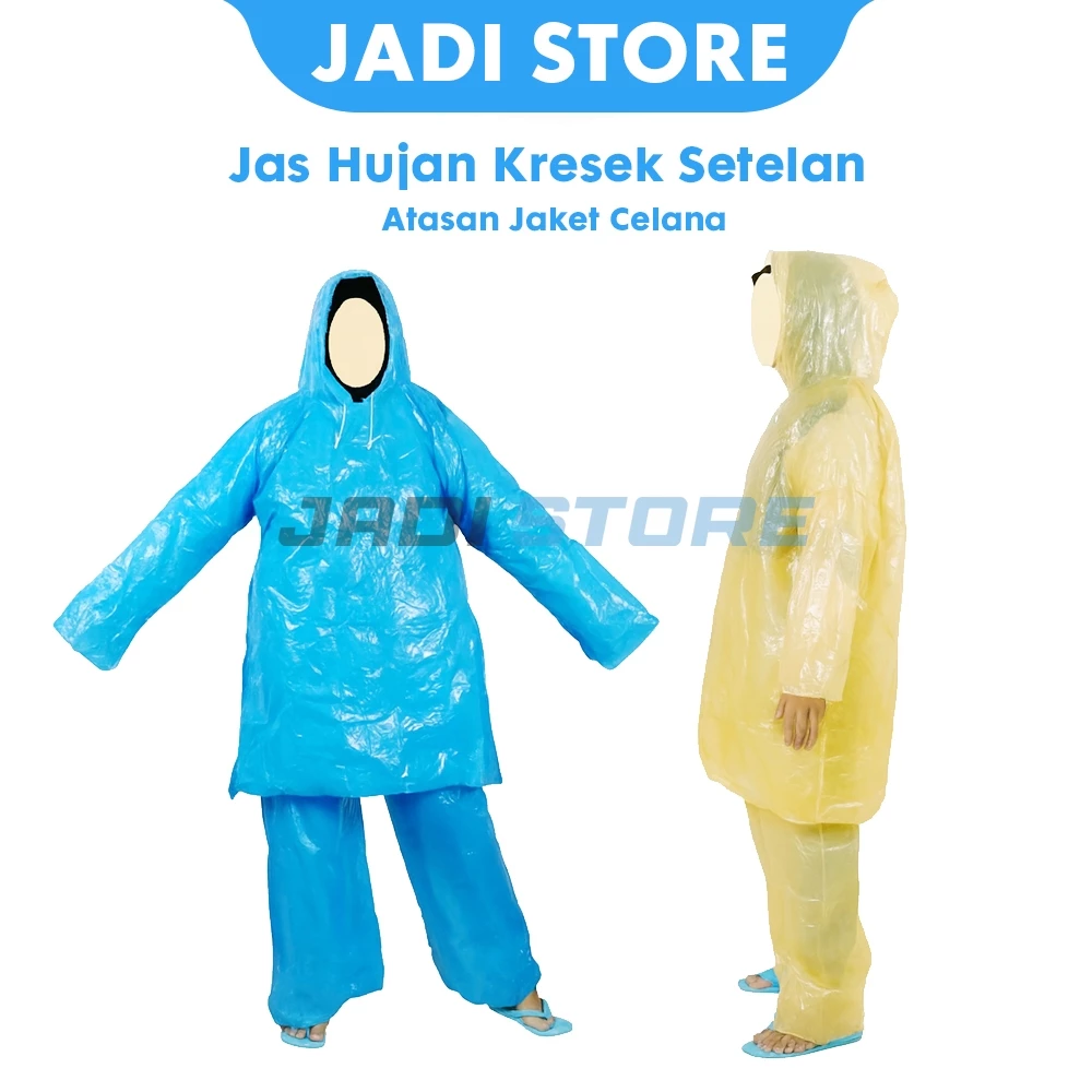 เสื้อกันฝนแบบชุดกางเกงพลาสติกสำหรับมอเตอร์ไซค์ thumbnail 3