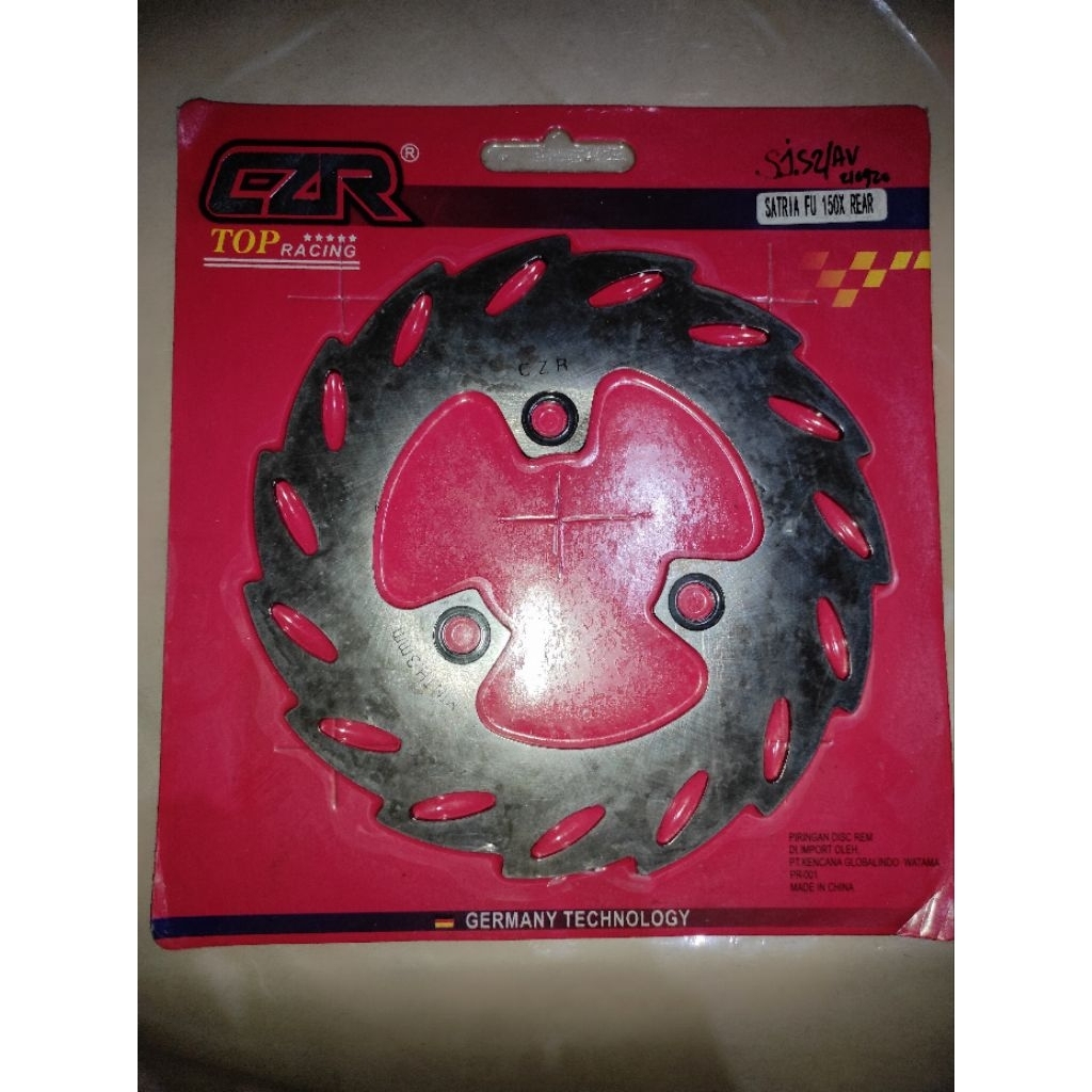 แผ่นดิสก์ด้านหลังด้านหลังด้านหลัง SUZUKI SATRIA FU 150 VARIATION CZR คุณภาพดี